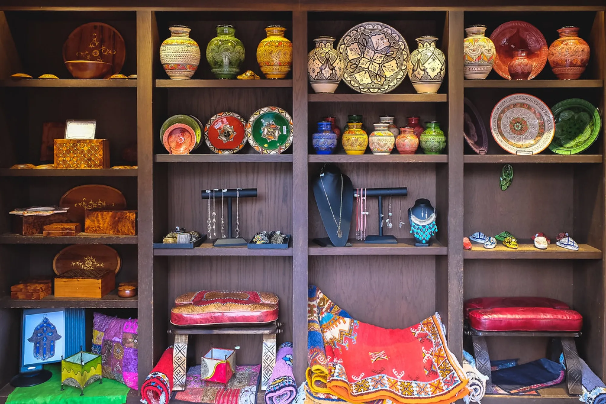 A shelf of treasures. Misc photography, South Florida.